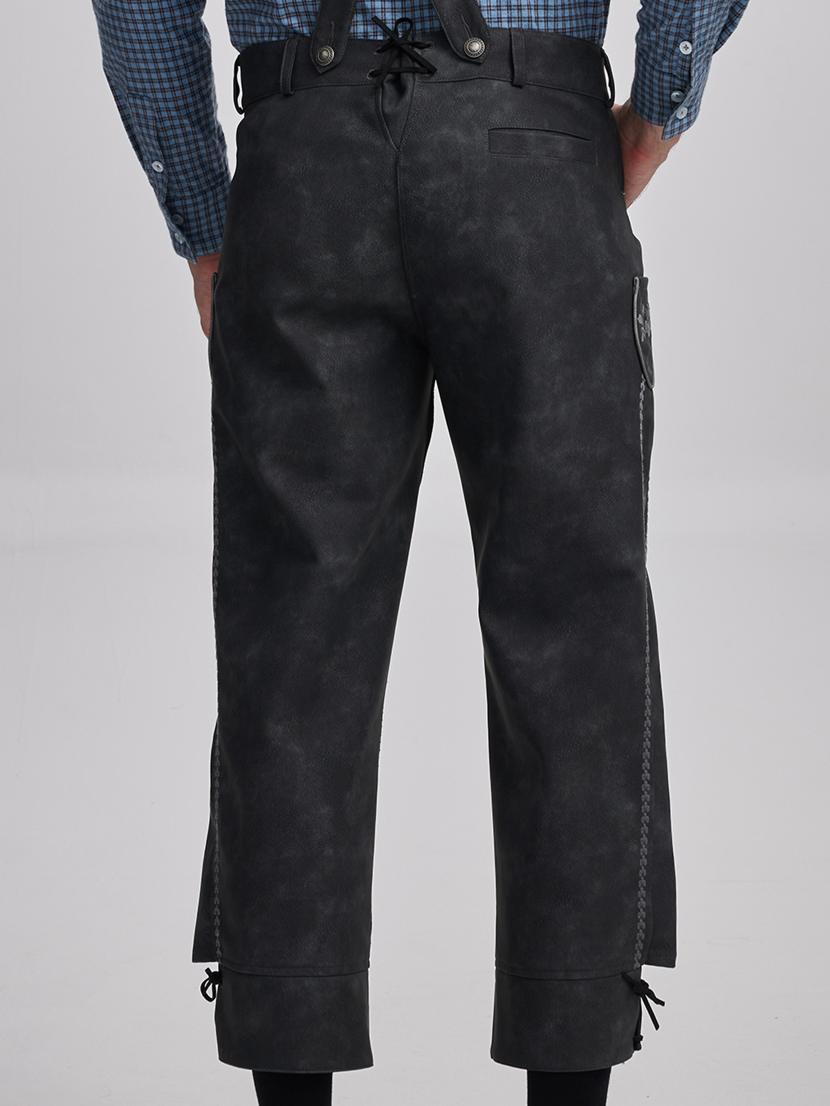 Trachtenbluse mit Spitze