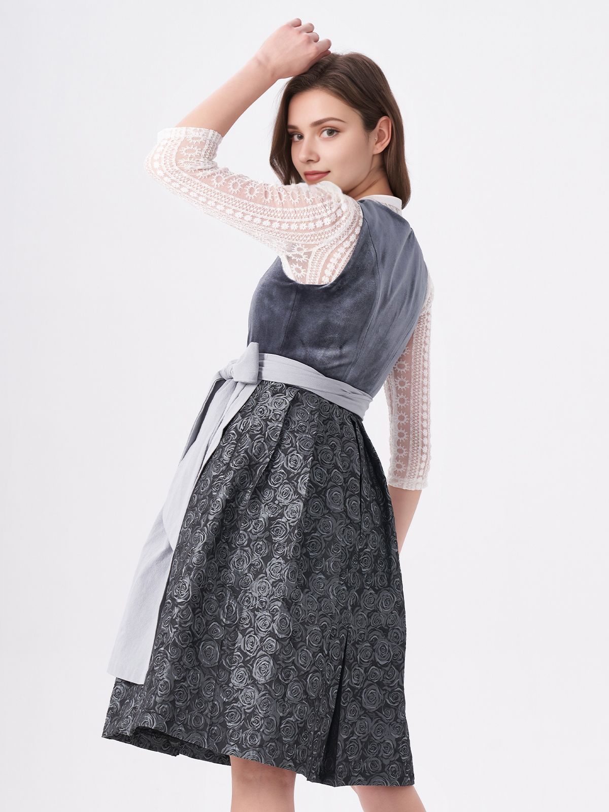 Dirndl mit Hakenverschluss in Blau