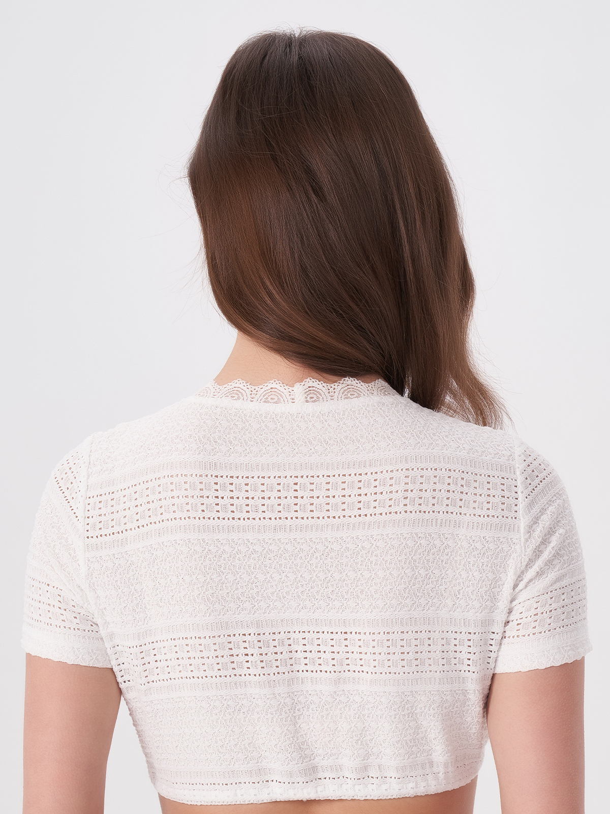 Dirndlbluse in Weiß