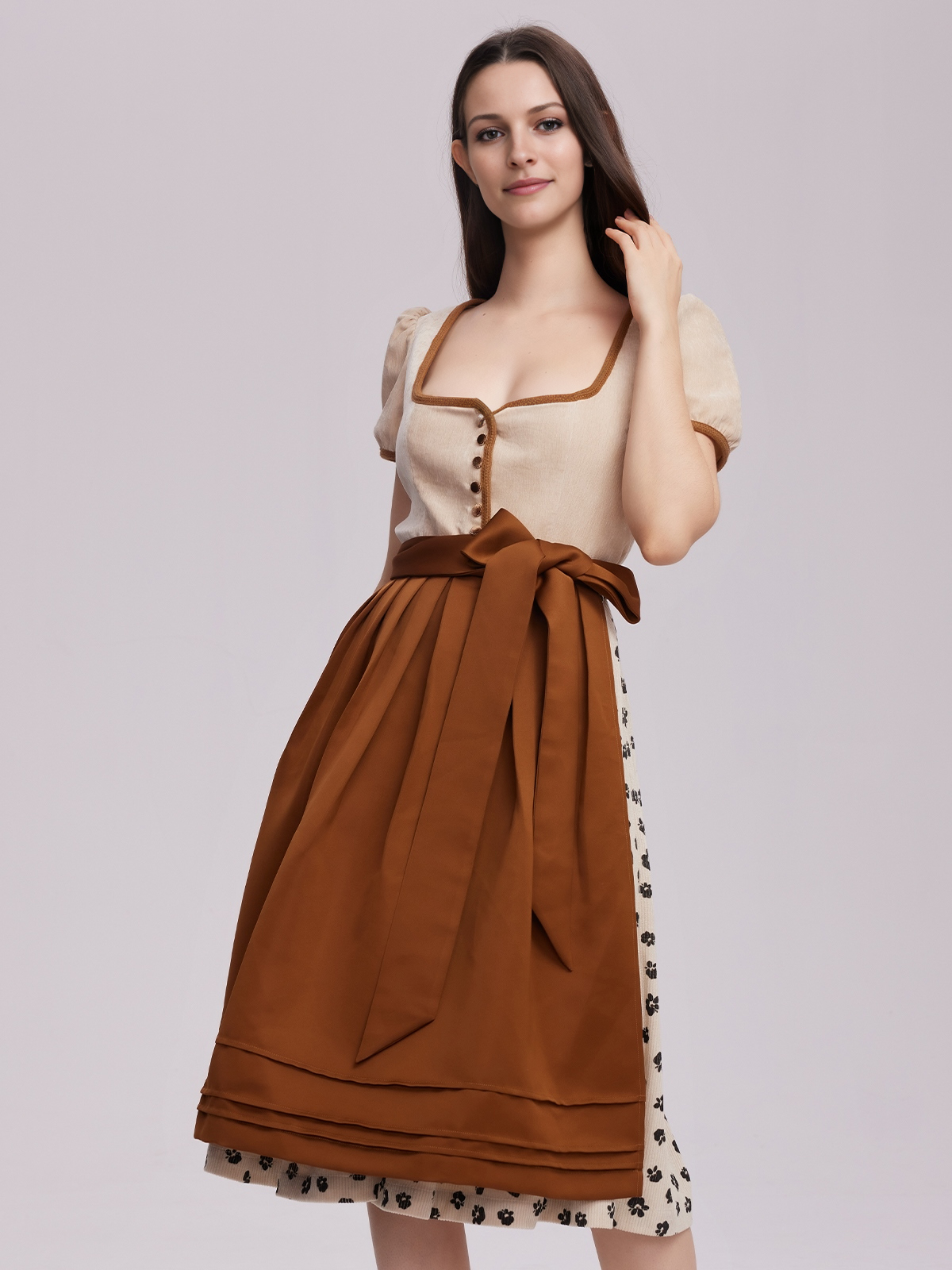 Dirndl Grün in klassischem Design