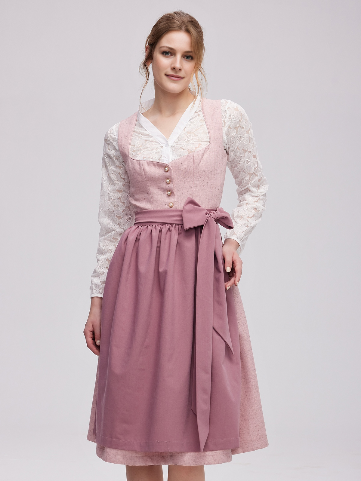 Dirndl Samt Pink in eleganter Ausführung