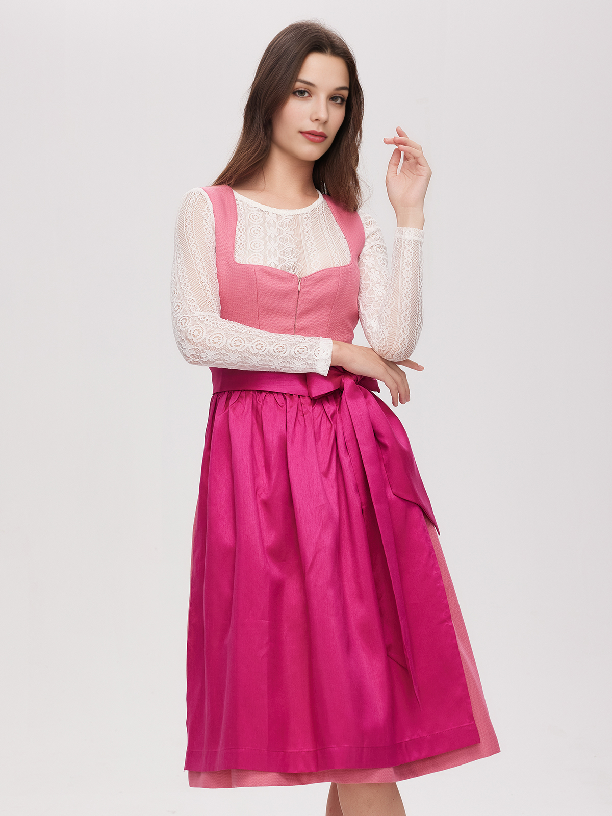 Elegantes rosa Dirndl von Ehreer